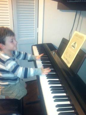Gabriel at the Piano
