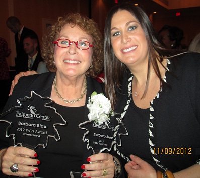 Barbara Blau and Dana Shenkar at 2012 TWIN Awards